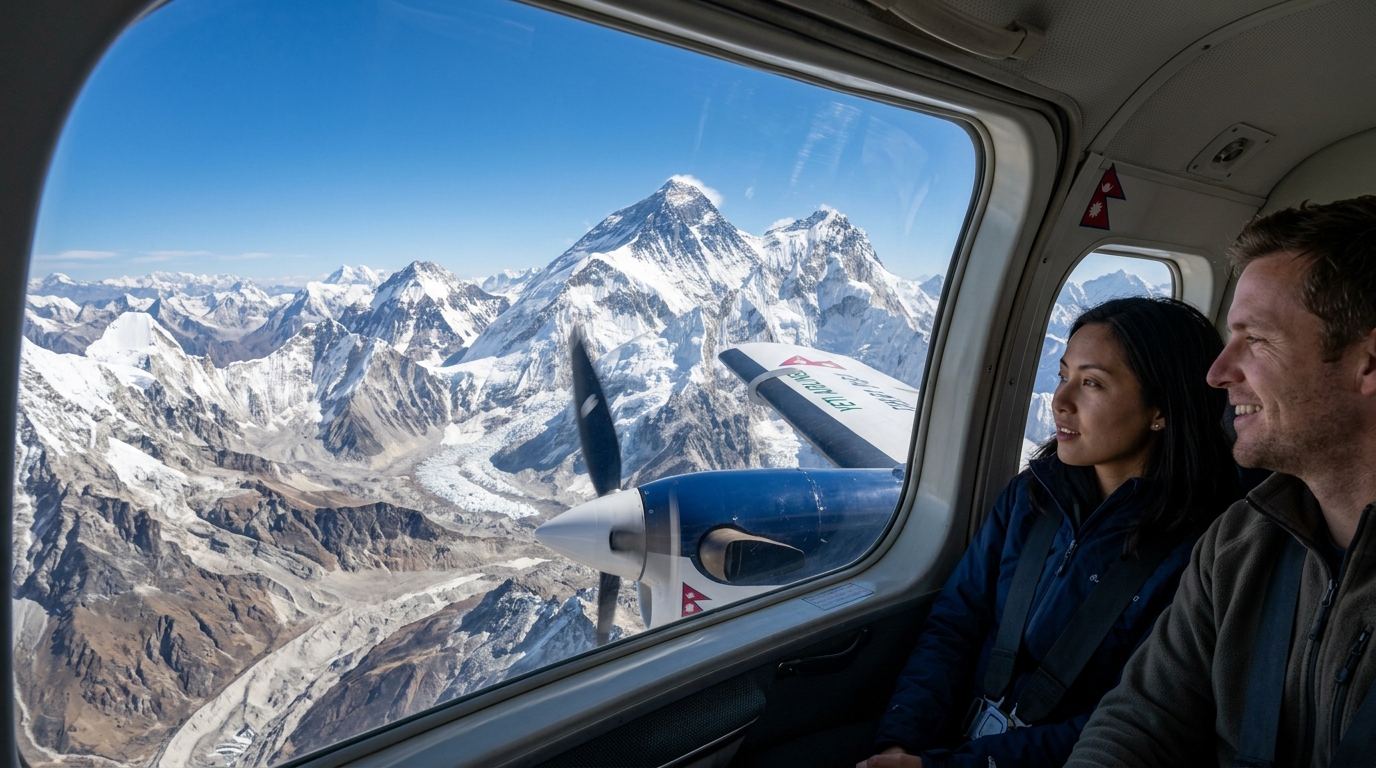 Everest Scenic Mountain Flight By Plane – 1 Day
