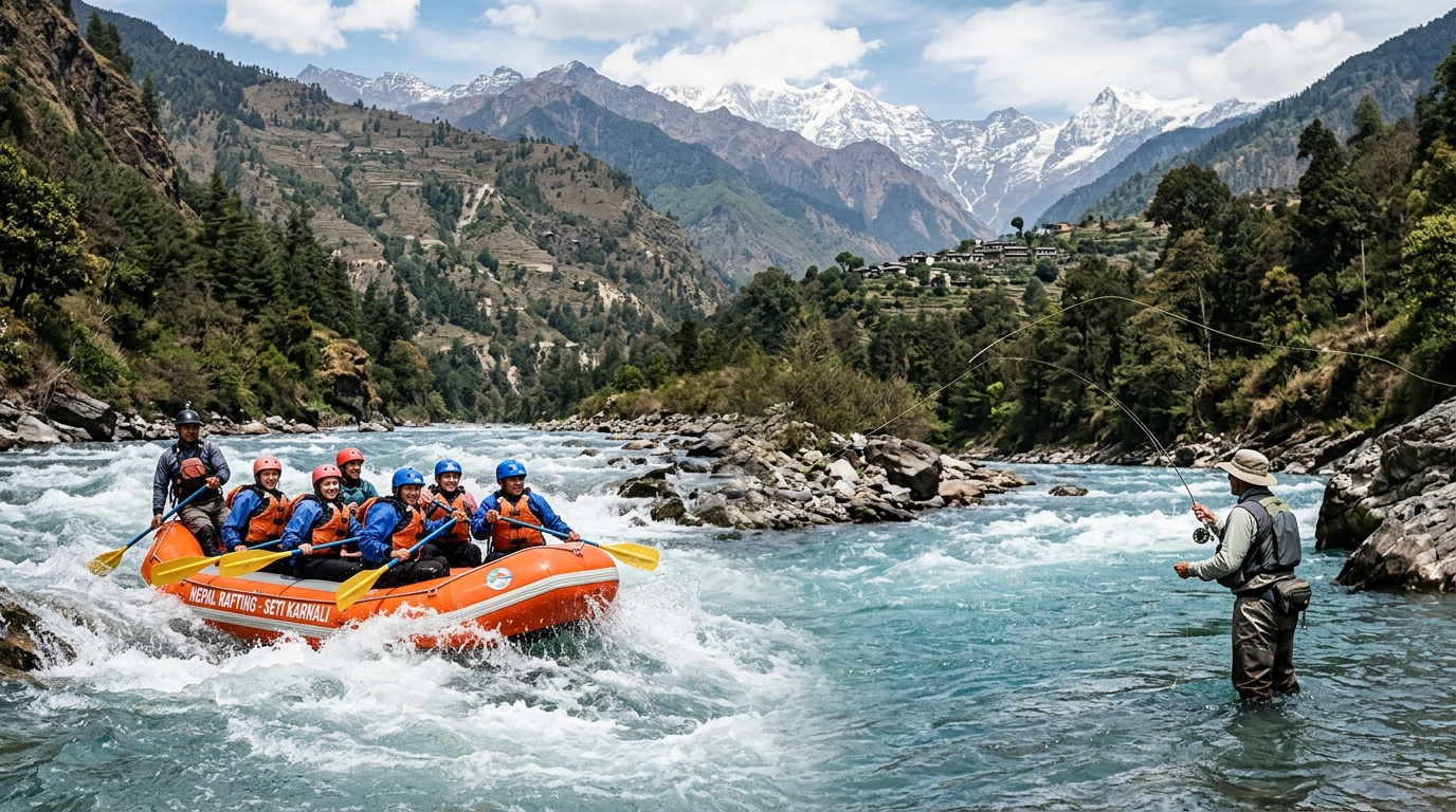 Nepal Rafting & Fishing in Seti Karnali River – 10 Days