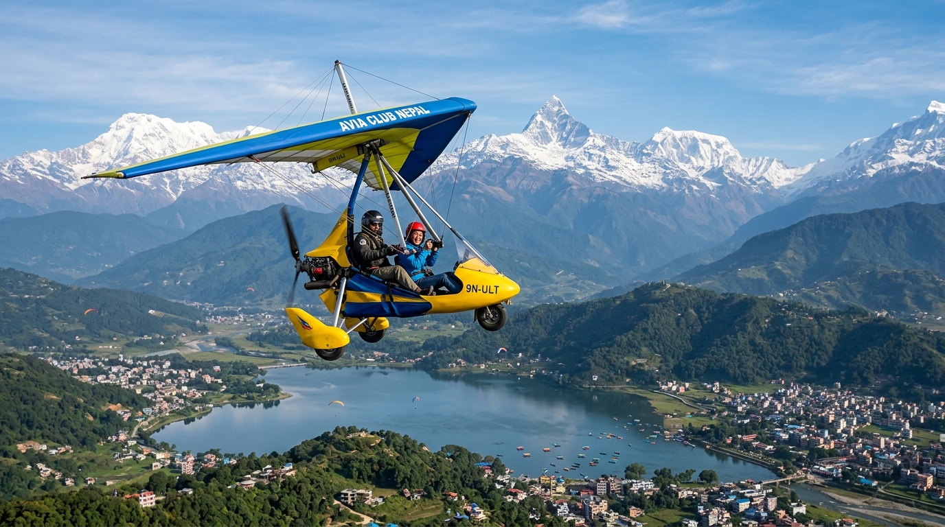 Ultra Light Flight in Pokhara – 1 Day